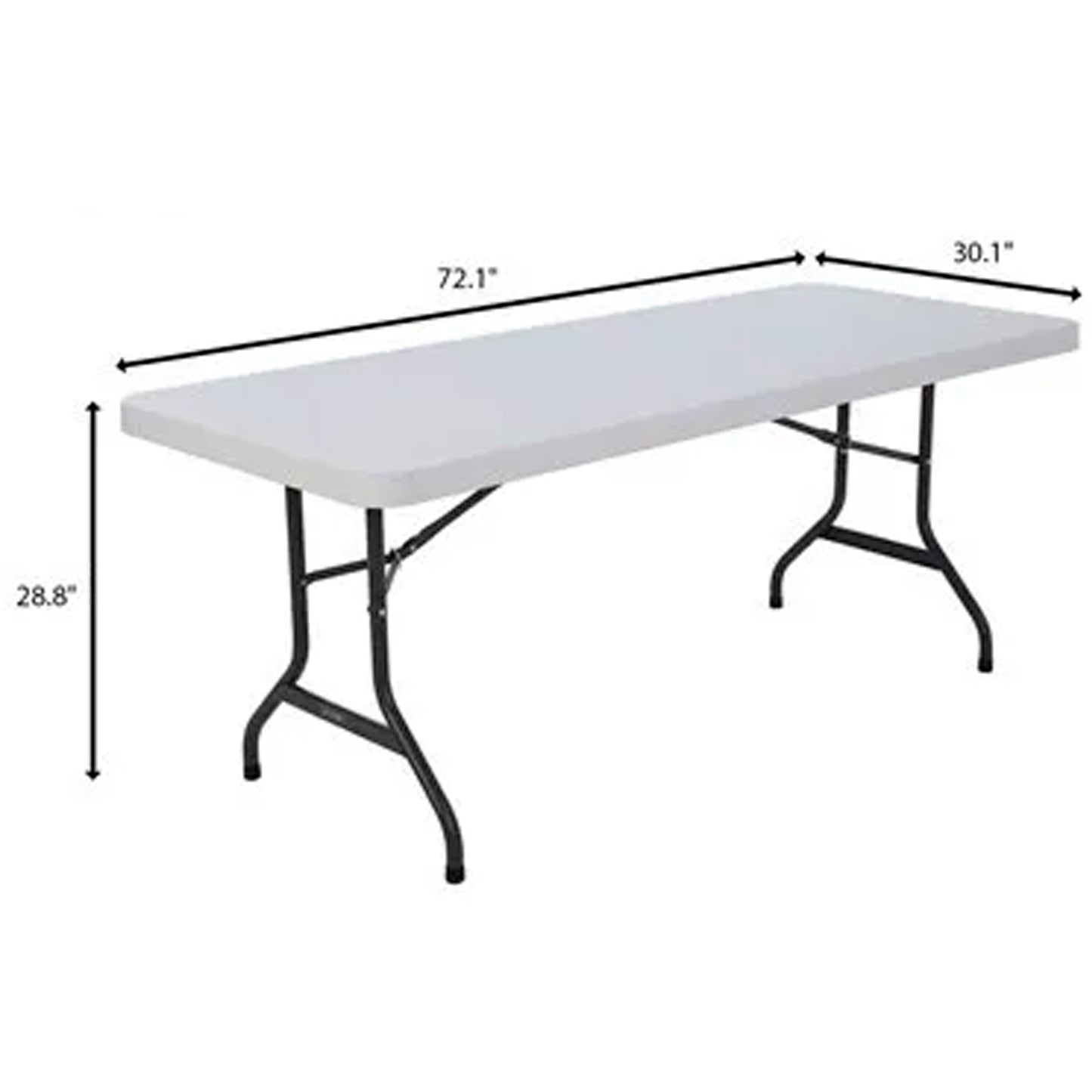 6ft Heavy-Duty Folding Table – Portable, Durable & Easy Setup