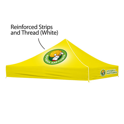 Premium 10x10 Custom Canopy Tent Top Only – Dye-Sublimation Print with 17" Valance