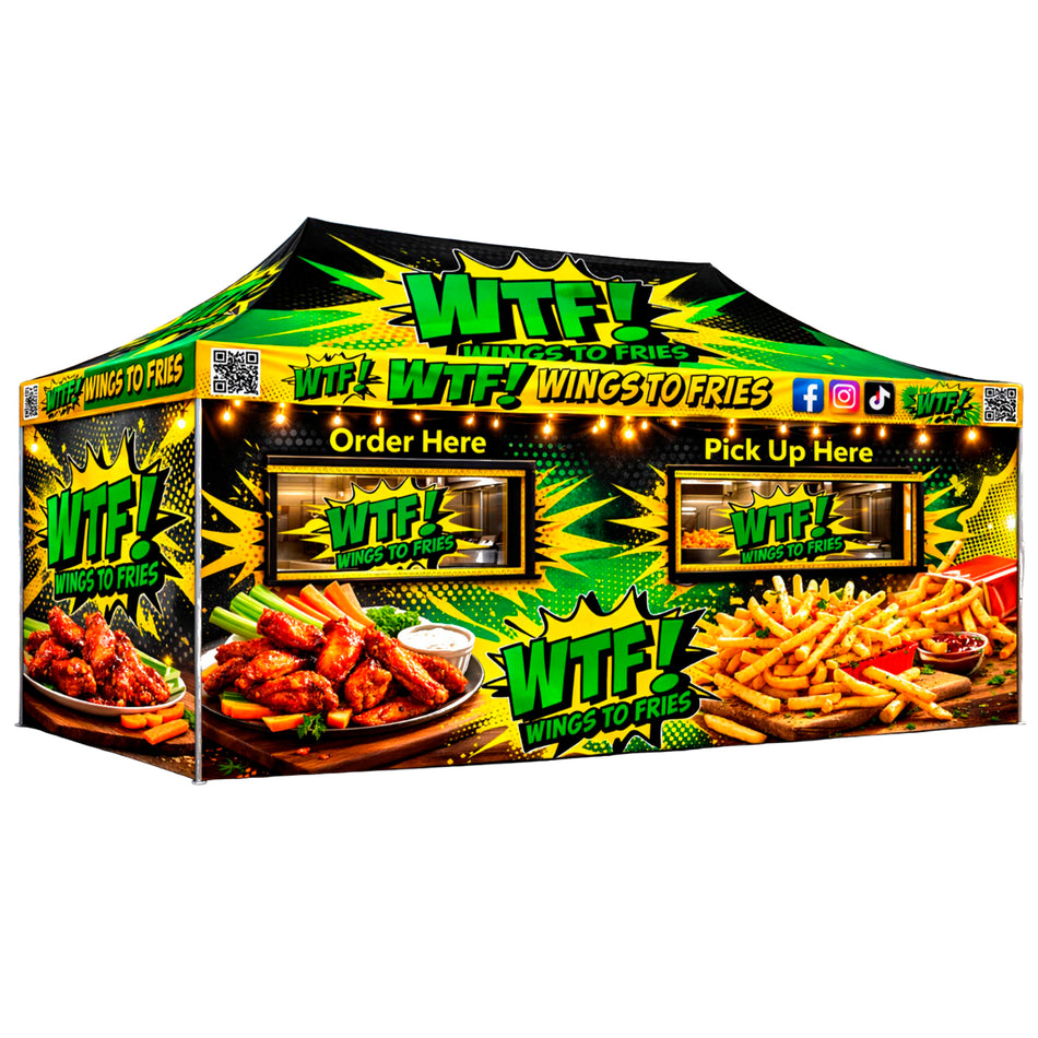 Custom Food Booth Canopy Tent Package 10x20