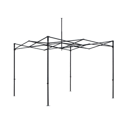 Premium HEX Aluminum 10'x10’ (Black) Canopy Kit (Dye-Sublimation) 17" Valance
