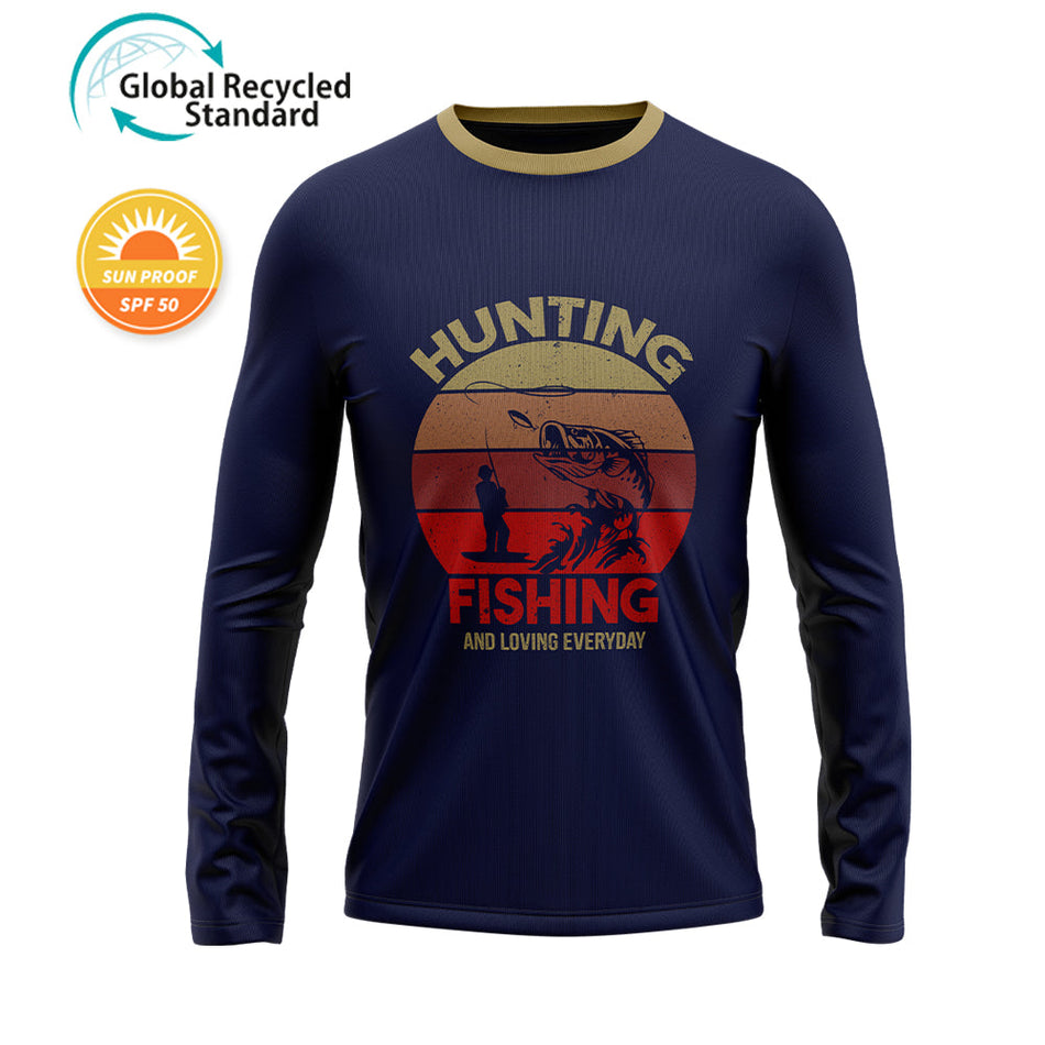 GRS/SPF 50+ 120GSM Milk Silk Long Sleeve Crew Neck (Full Dye Sublimation)#500080