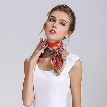 Custom Sublimated Printed Chiffon bandanna scarf