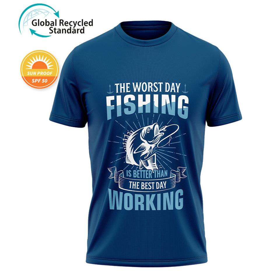 GRS/SPF 50+ 150GSM Mesh Jersey Short Sleeve Crew Neck (Full Dye Sublimation) #500077