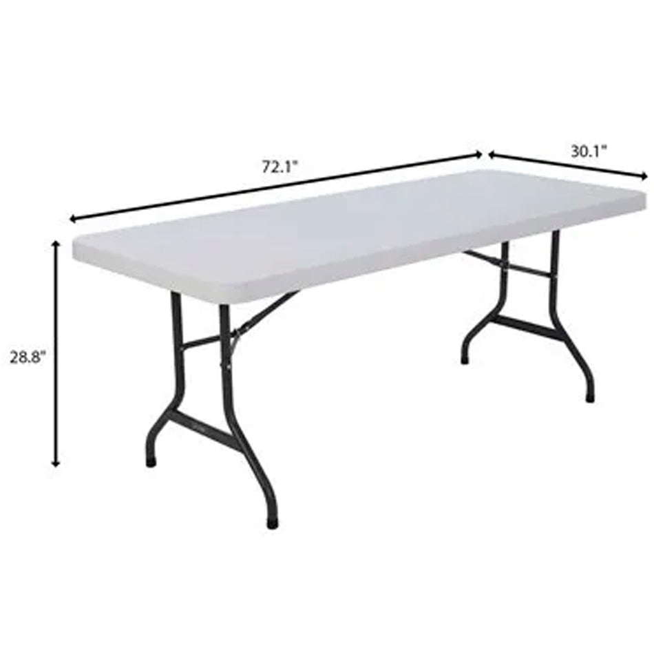 6ft Heavy-Duty Folding Table – Portable, Durable & Easy Setup