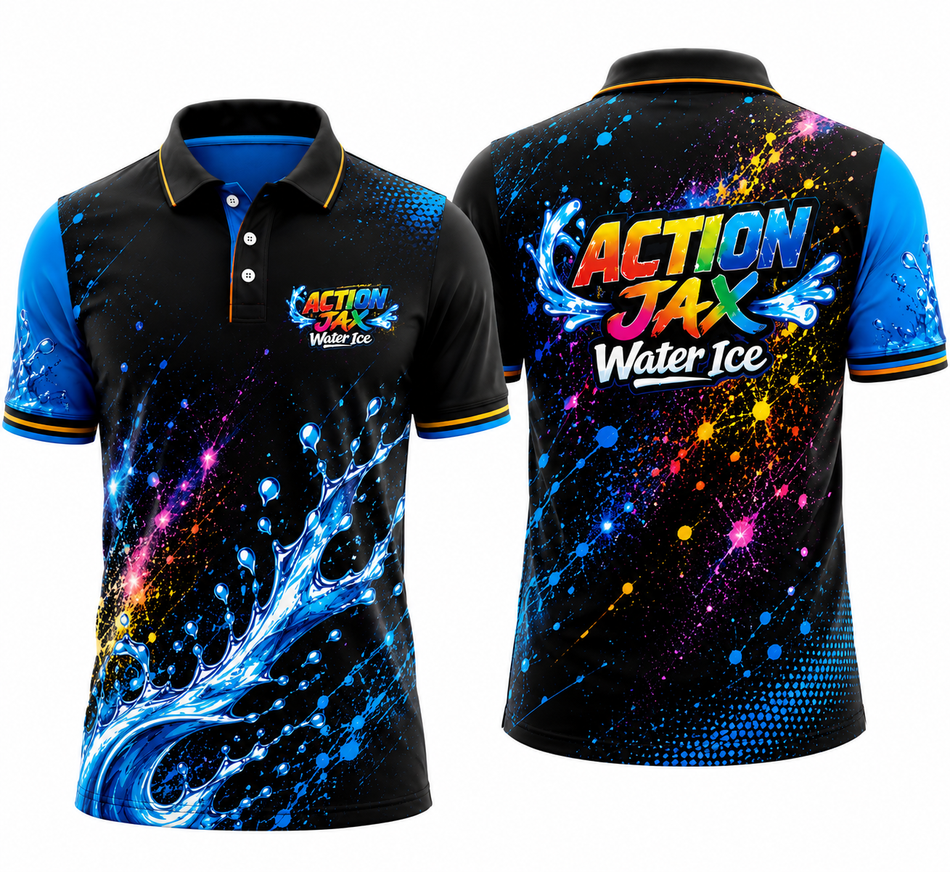 150GSM Mesh Jersey Sport Polo Shirt (Full Dye Sublimation) #50009
