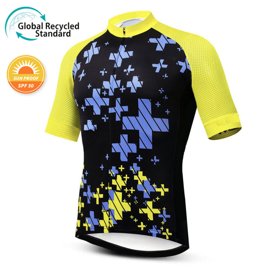 GRS/SPF 50+150GSM Mesh Jersey Cycling Jerseys (Full Dye Sublimation) #500091