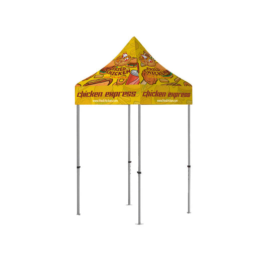 5x5 Custom Canopy Tent Package – Steel Frame with Full-Color Printing