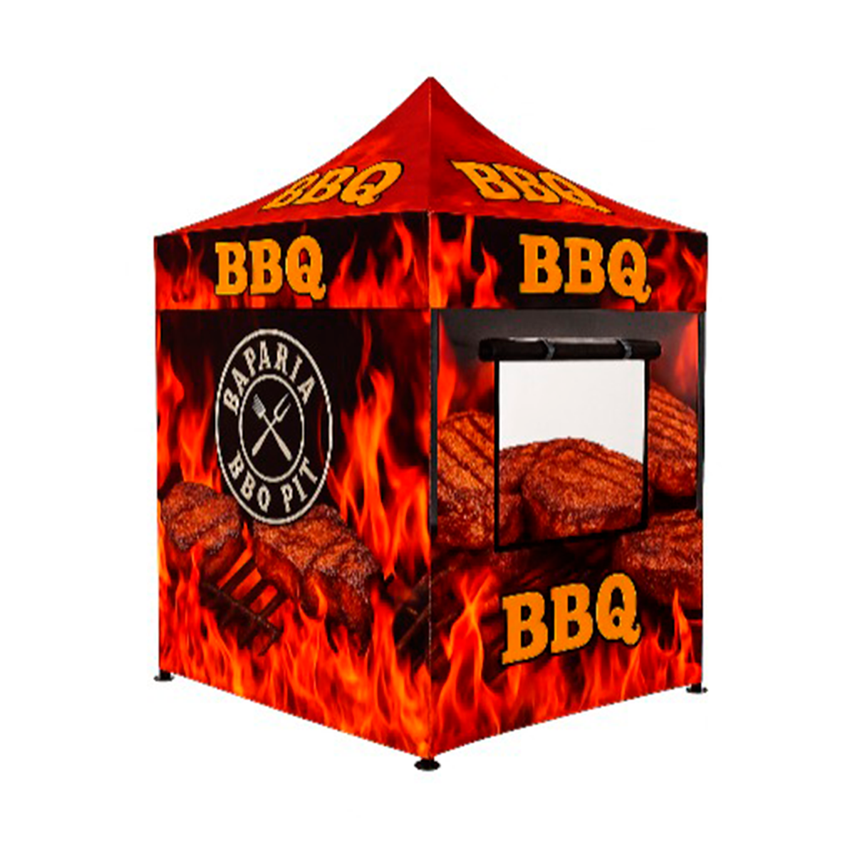 food court tent Custom 5x5 Food Booth Canopy Tent – Personalized Vendor Tent with Logo Printing – Notion Worx