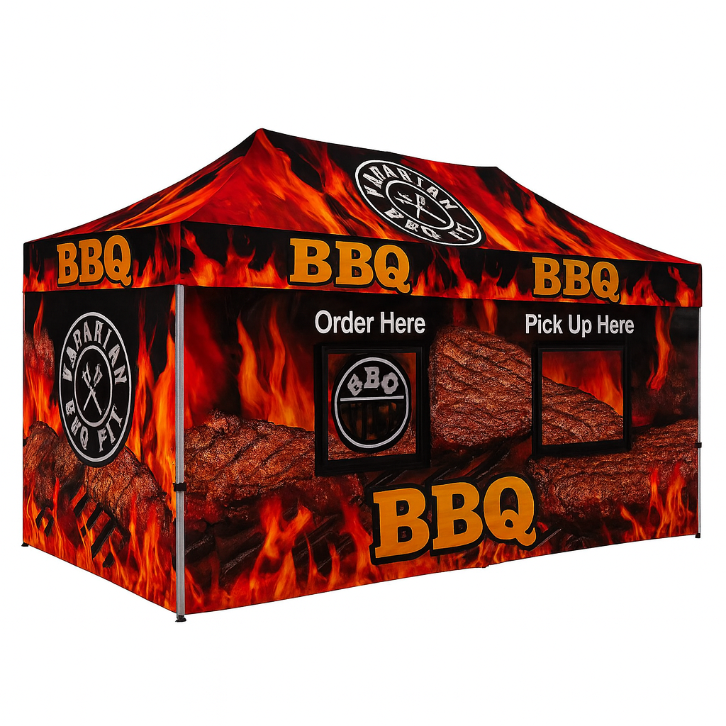 Custom Food Booth Canopy Tent Package 10x20