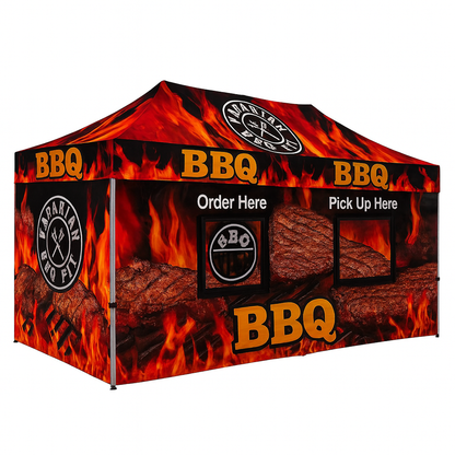 Custom Food Booth Canopy Tent Package 10x20
