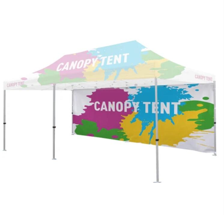 10x20 Custom Canopy Tent Wall – Dye-Sublimation Printed