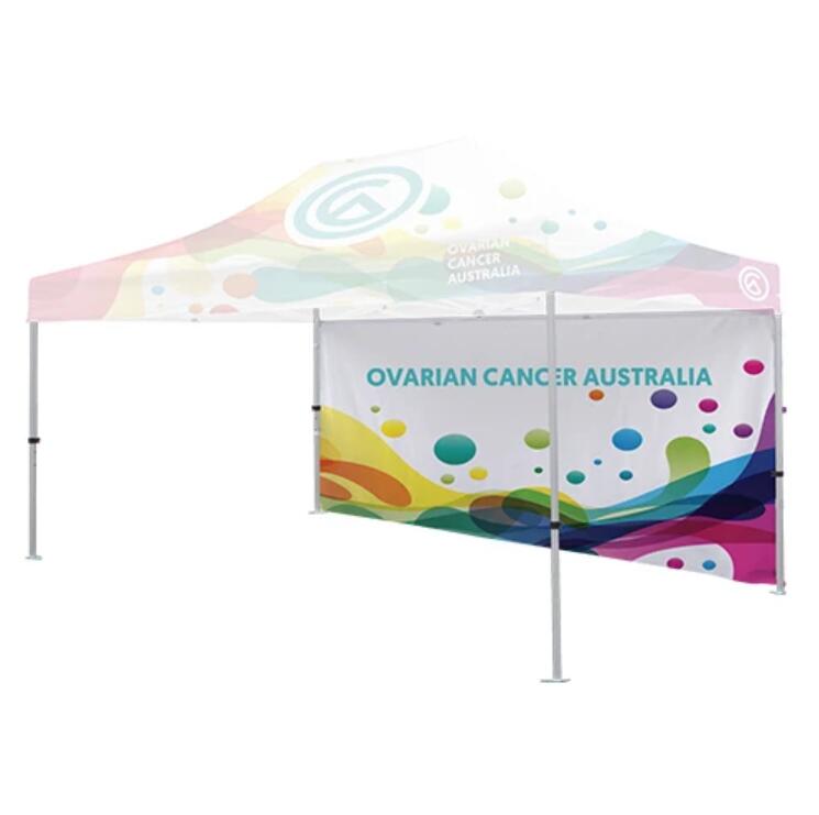 10x15 Custom Canopy Tent Wall – Dye-Sublimation Printed