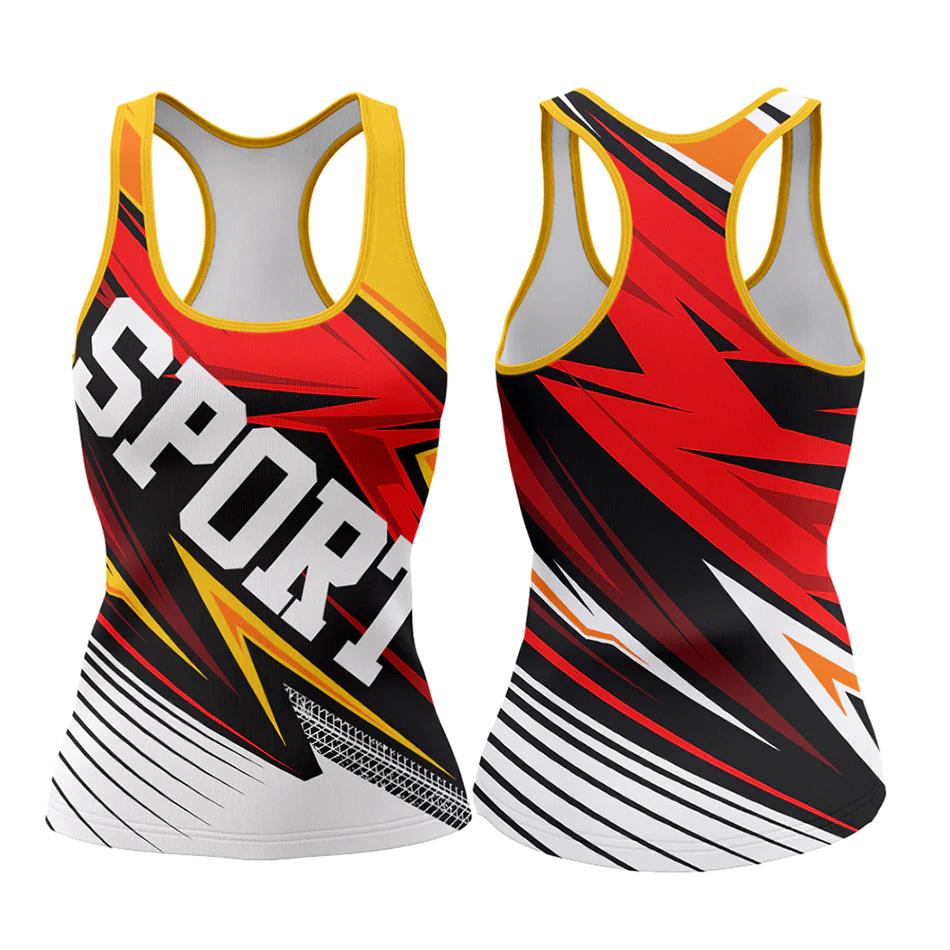 150GSM Mesh Jersey Racerback Tank (Full Dye Sublimation) #500031