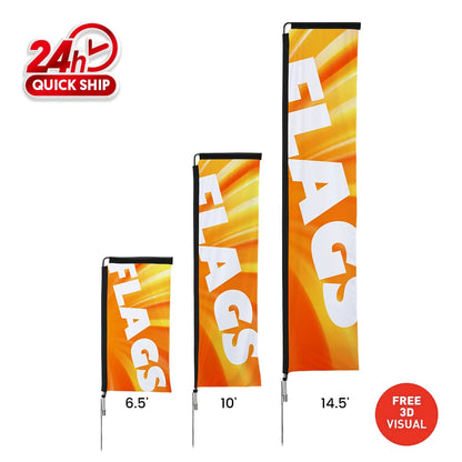 Premium Rectangle Flags