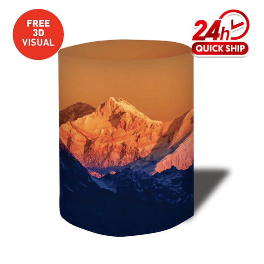 Premium Round Fitted Table Cover (Dye Sublimated)